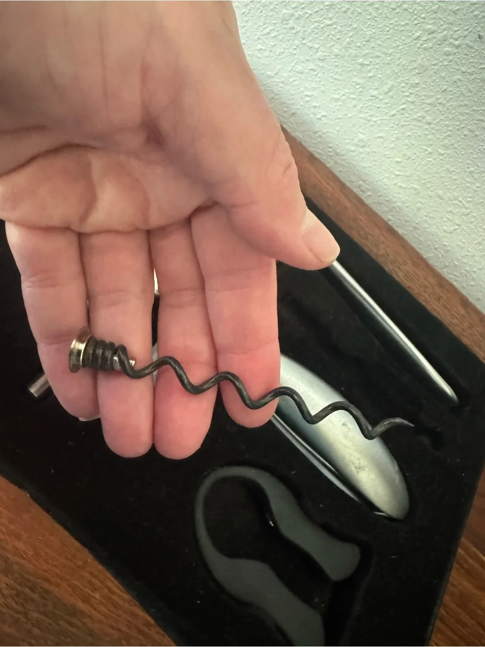 New Unused open box For Living Peacock Lever-Style Corkscrew Wine Opener